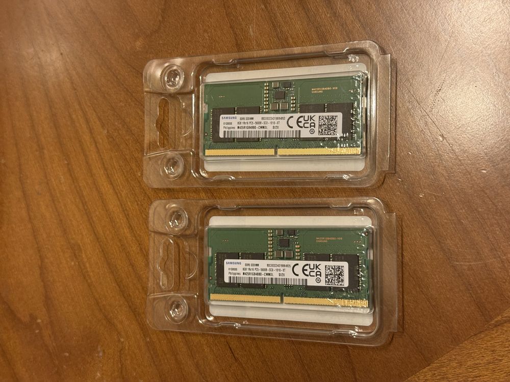 RAM памет Samsung 8GB, DDR5, 5600MHz, SODIMM M425R1GB4880-CWMOL