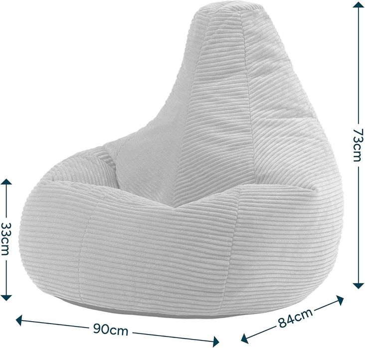 Fotoliu Puf tip sac Icon , umplut cu perle polistiren 84 D X 90 L