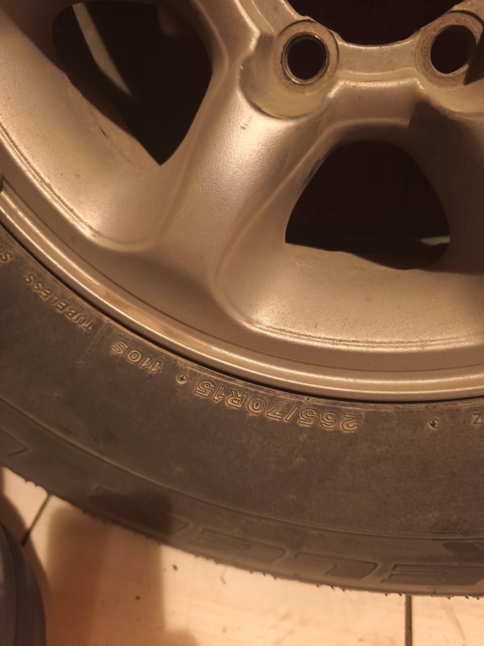 Шины с дисками, 4 шт, 265/70 R15 112Т Yokahama A/