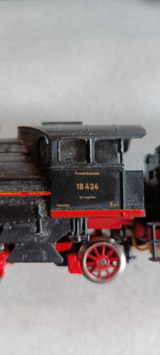 Locomotiva cu abur BR18434 Marklin cu vagoane