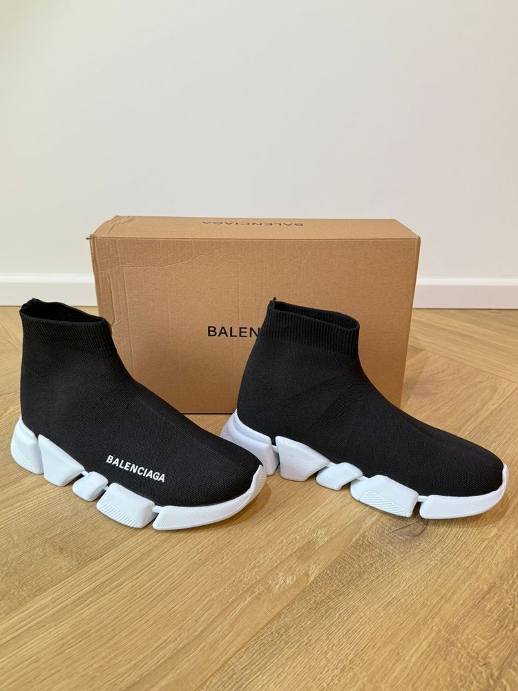 Adidasi Balenciaga speed trainers black