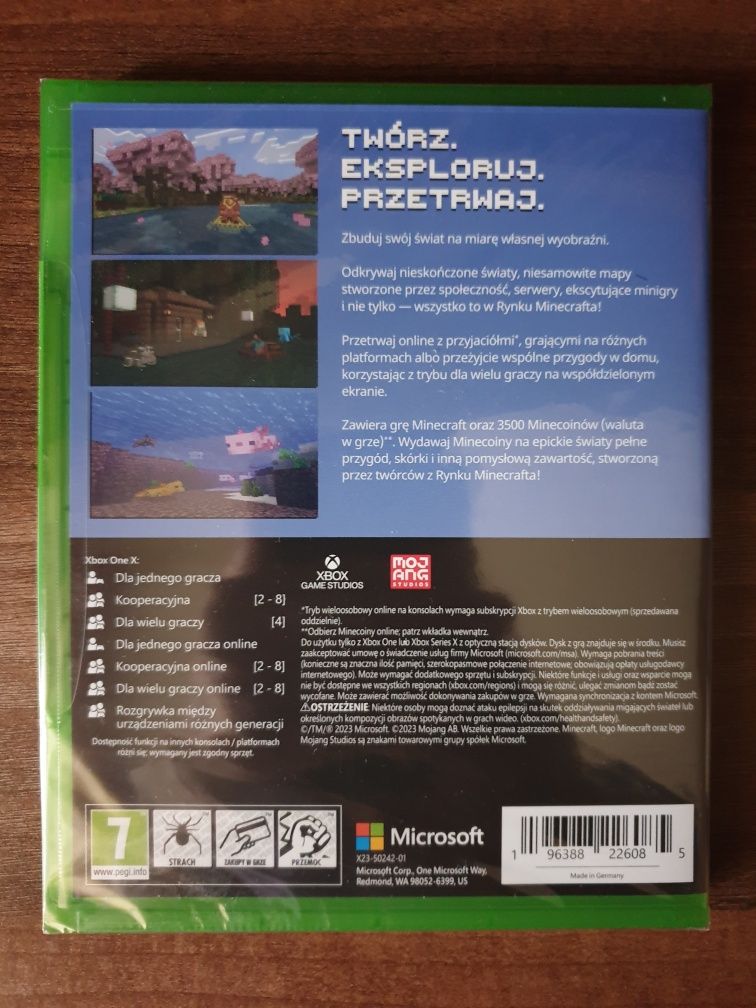 SIGILAT Minecraft Xbox One/Series X + Controller Minecraft Creeper