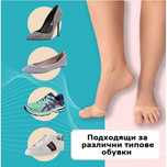 Меки силиконови ортопедични стелки,подложки за възглавничките на крака