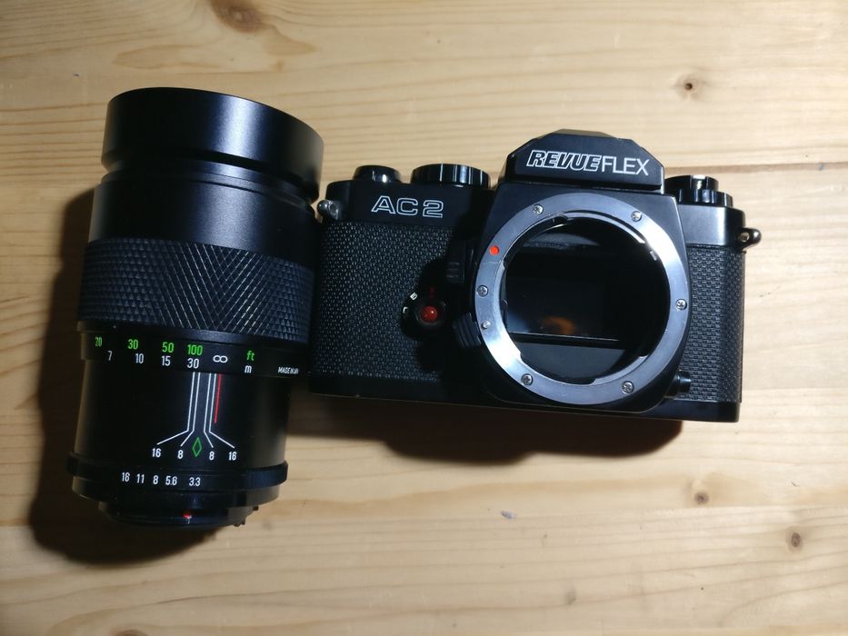 Praktica LTL3+50mm, Revueflex AC2+200mm