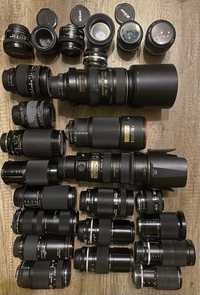 Sistem Obiective Nikkor cu Body Nikon SLR pe film