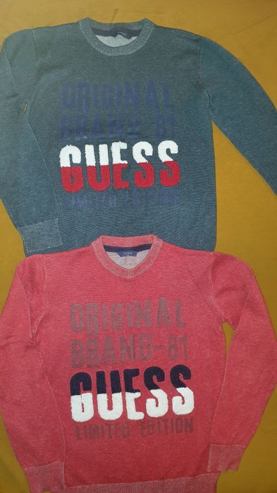 Set de 2 pulovere copii GUESS, noi, 8 si 10 ani