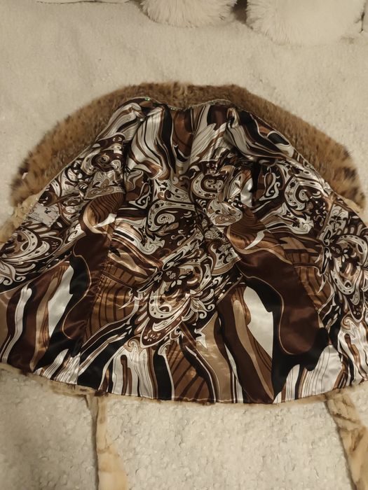 Blana nurca cu guler lynx noua, marimea S