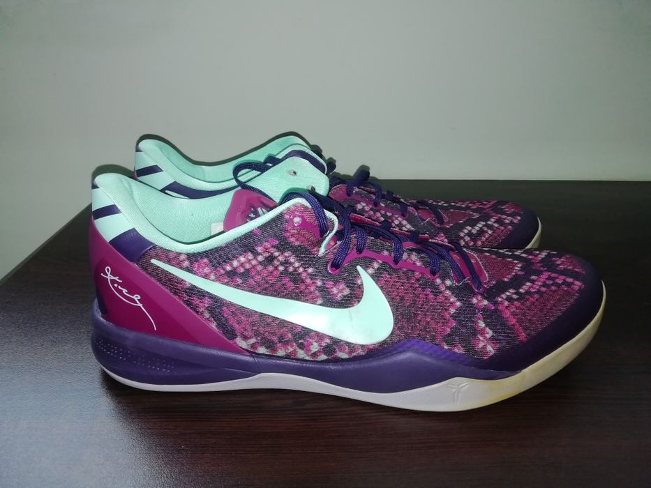Kobe Bryant Nike 8 VIII Pit Viper Purple Dynasty 2013 US 15 UK 14 49.5