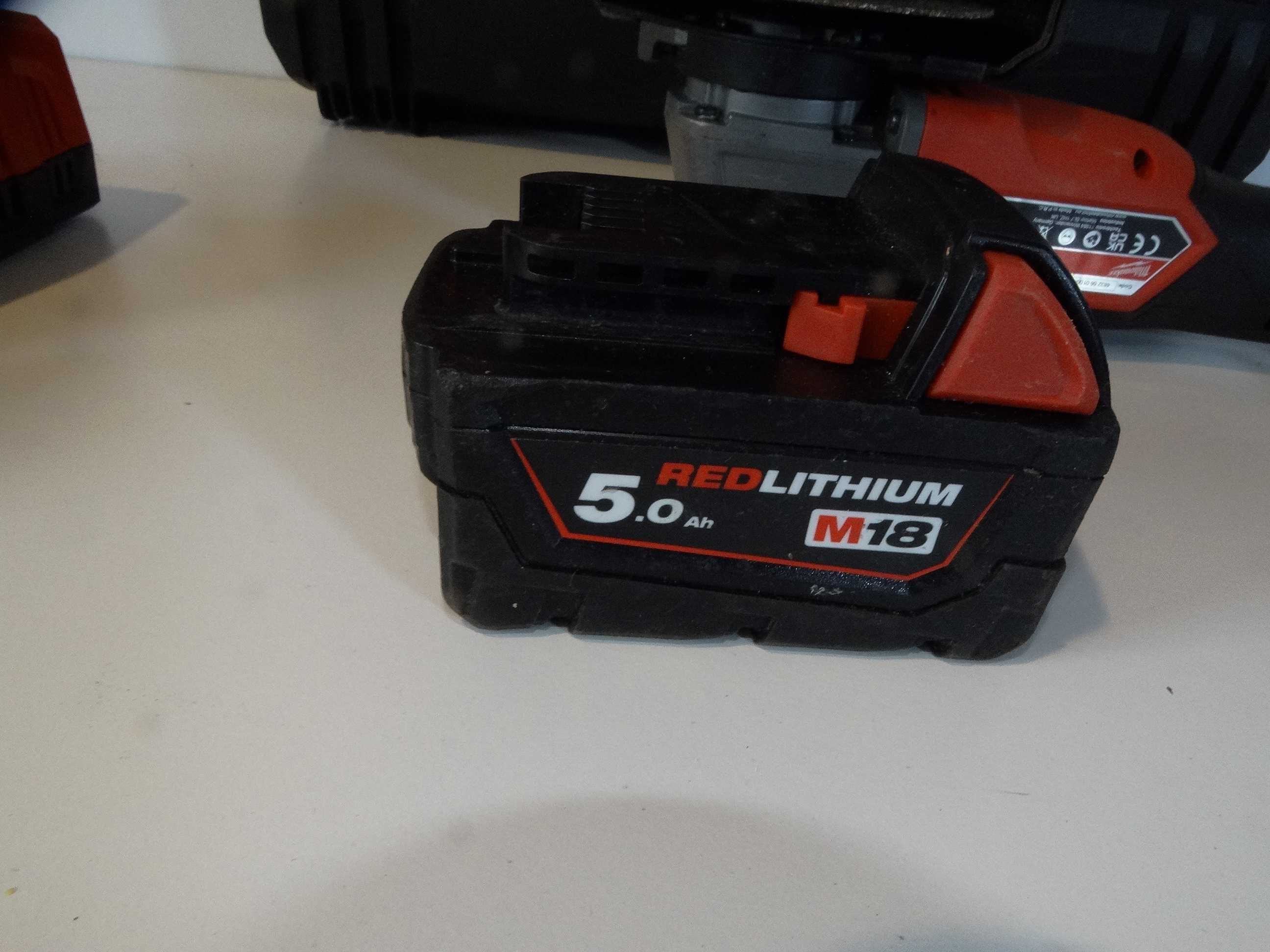 Промоция - Milwaukee M18 FSAG 125 XB със 5 Ah - Акумулаторен ъглошлайф