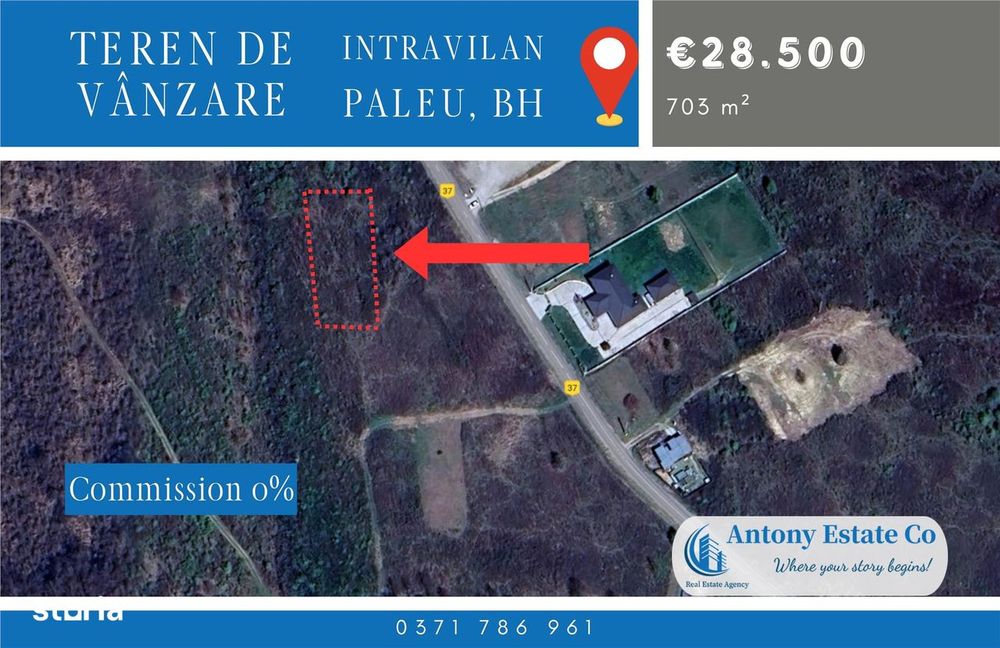 Teren de vanzare- Paleu