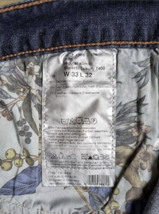 Pantaloni Blugi /Jeans Alberto Superfit Luxury T400, Bărbați - W33/L32