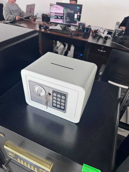 Мини сейф для подарка/ с монетоприемником или без/ сейф с паролем