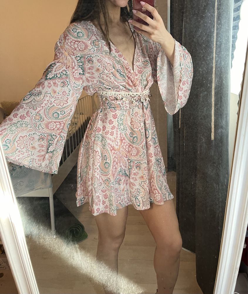 Rochie boho scurta de vara