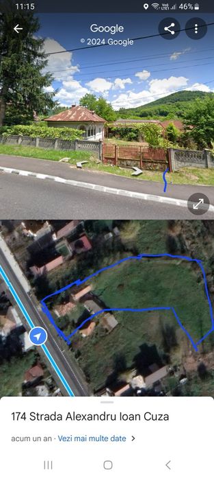 Teren și casa de vânzare