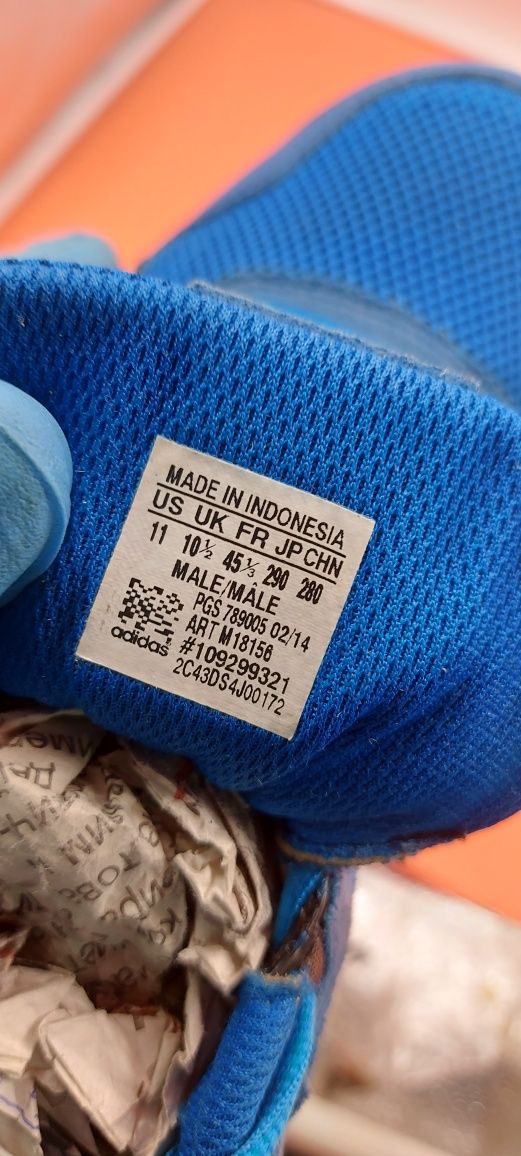 Adidas номер 45 1/3 Оригинални маратонки