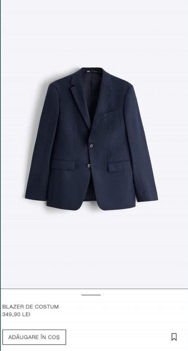 Vând costum bărbătesc, mărimea 46 (S)