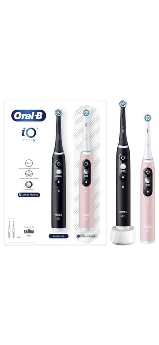 Комплект 2 броя електрически четки за зъби Oral-B iO6