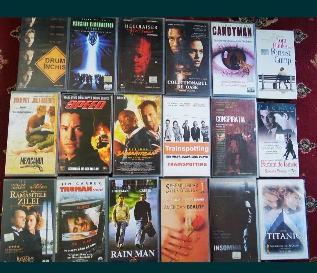 Casete Filme VHS  - SUPER VHS Filme Top 100