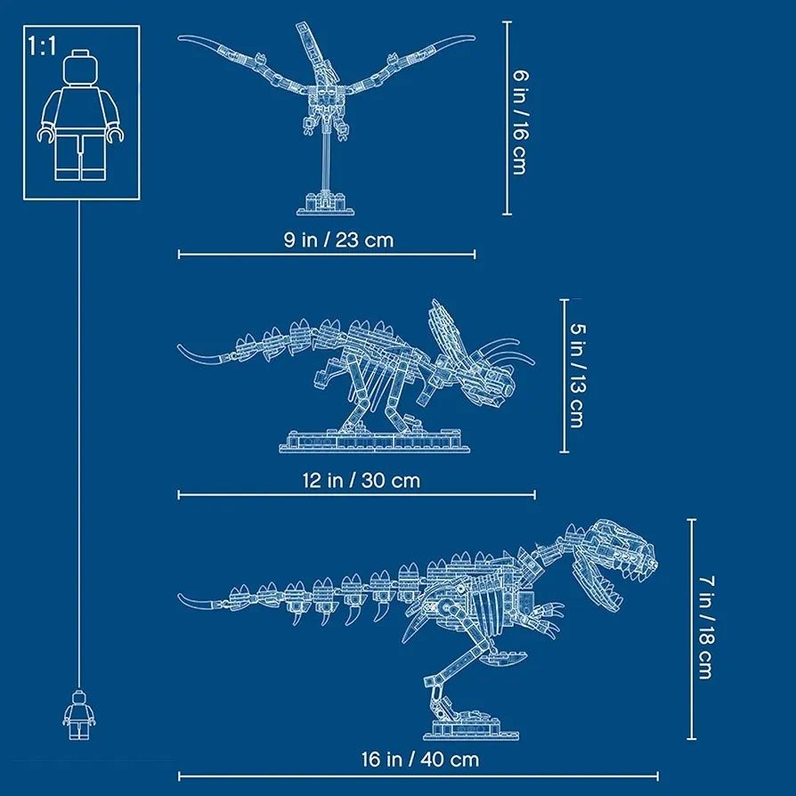 LEGO 21320 Ideas фосили на динозаври Dinosaur Fossils 21320 Lego ideas