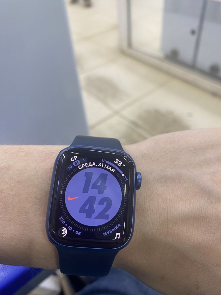 Продам или обмен на ps4  apple watch 7 41mm blue