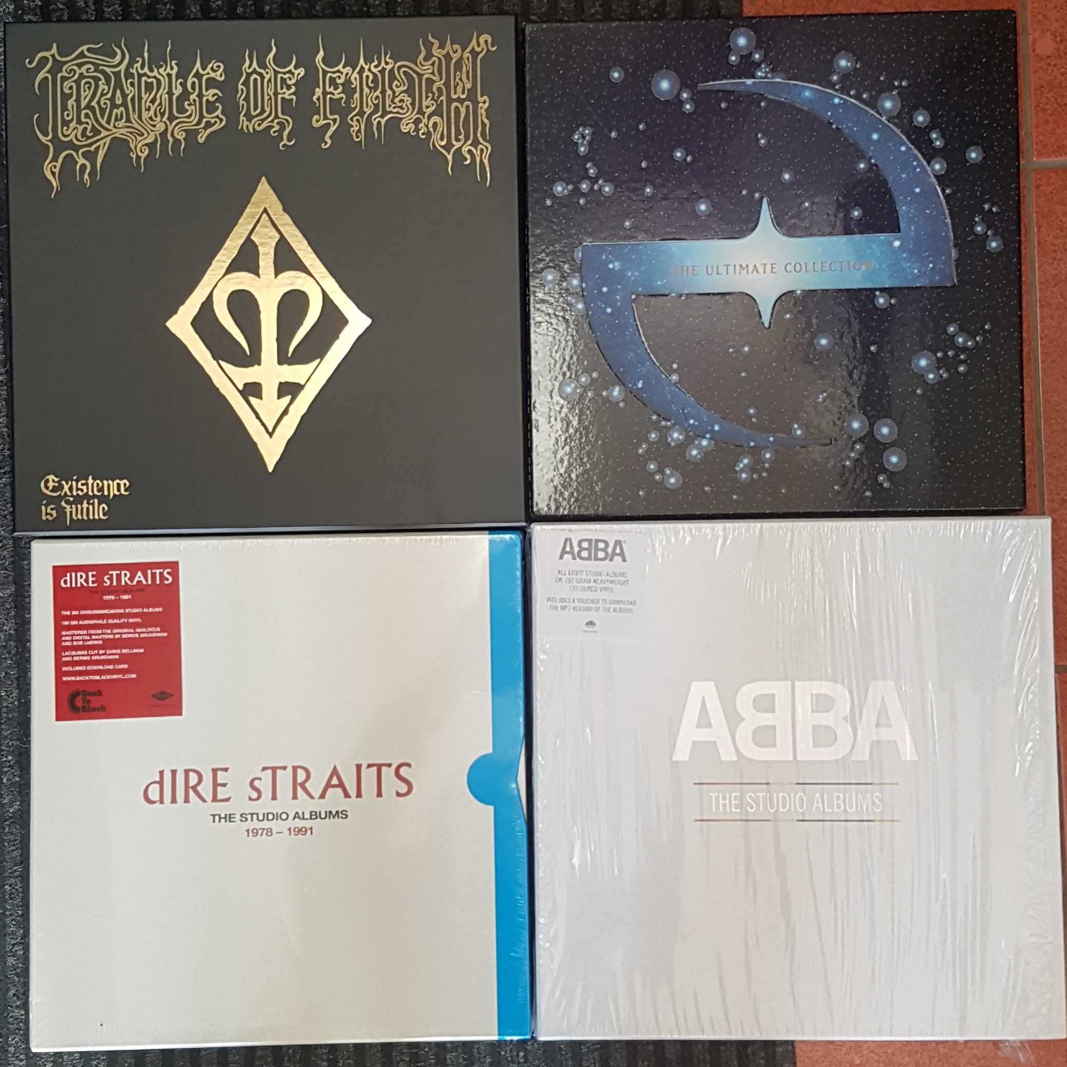 Vinyl colectie 10 box Iron Maiden box,Rammstein,U2,Dire Straits,Abba