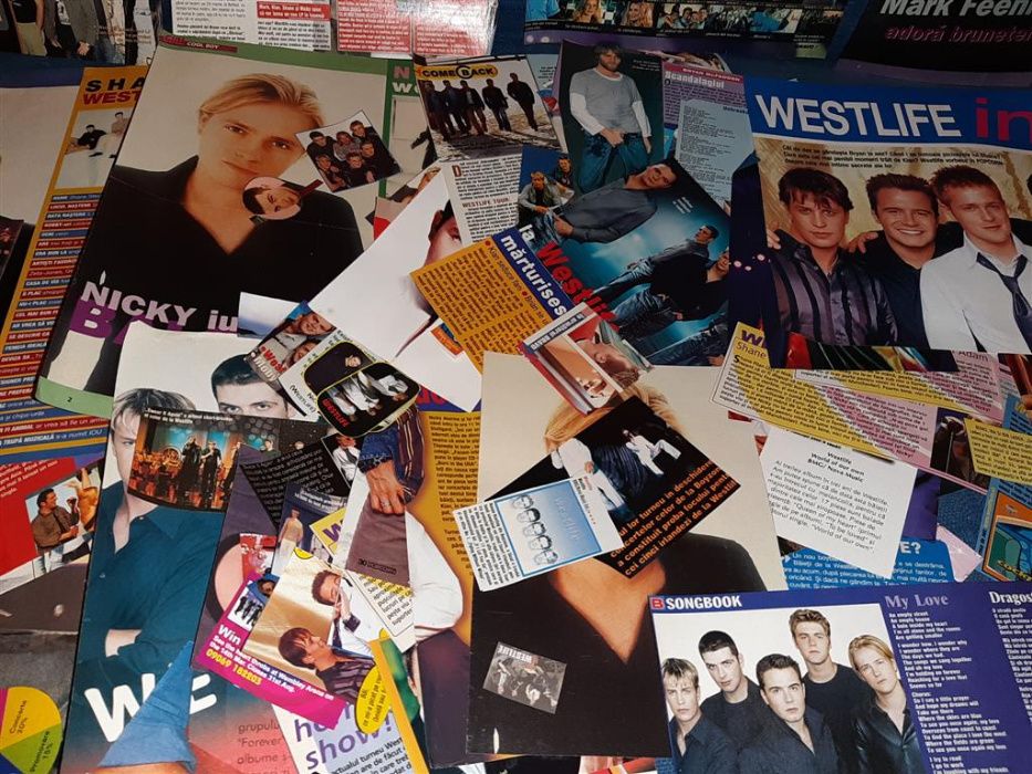 Colecţie de articole cu trupa Westlife