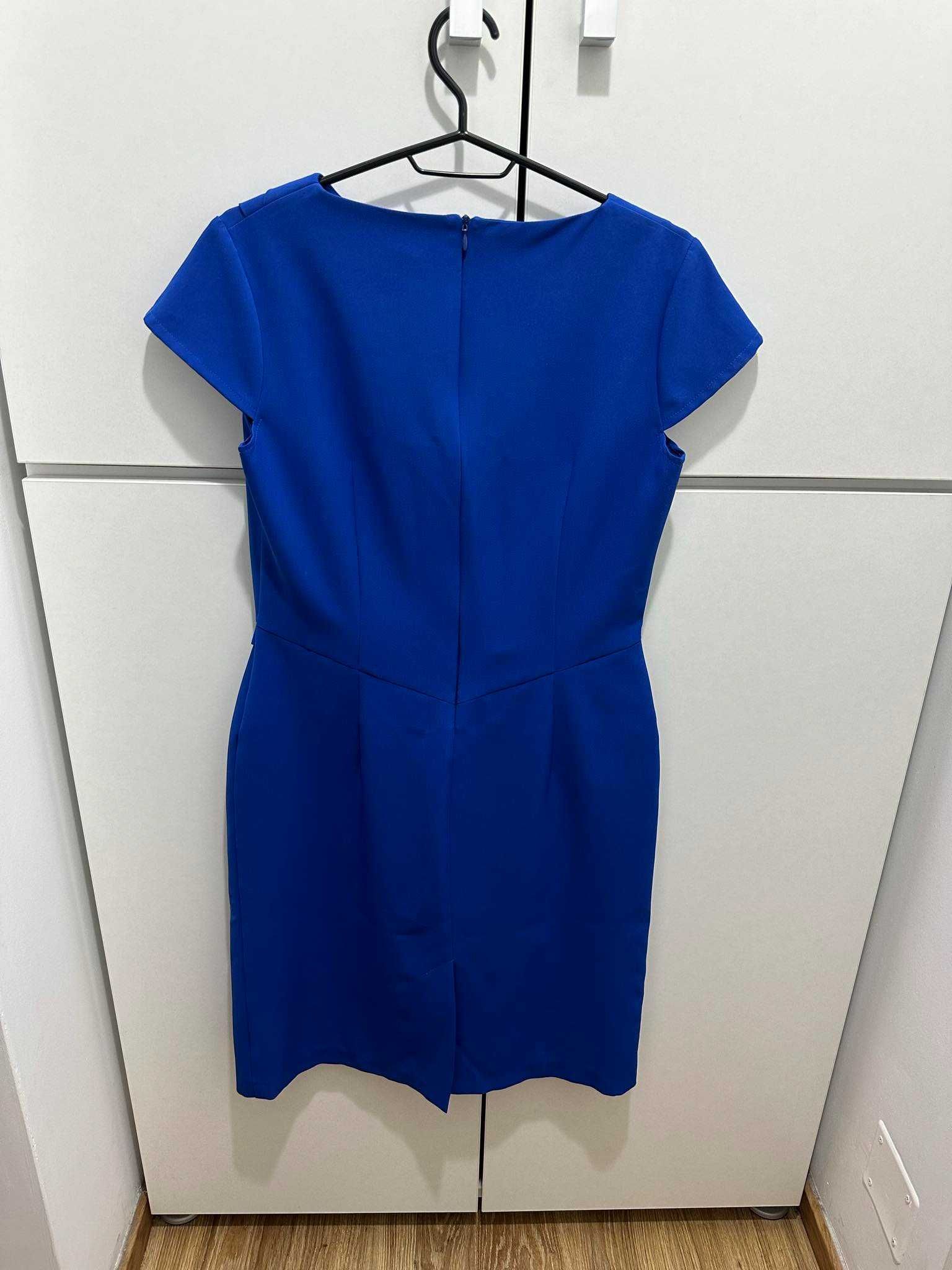 Rochie albastra lungime medie - marimea 42