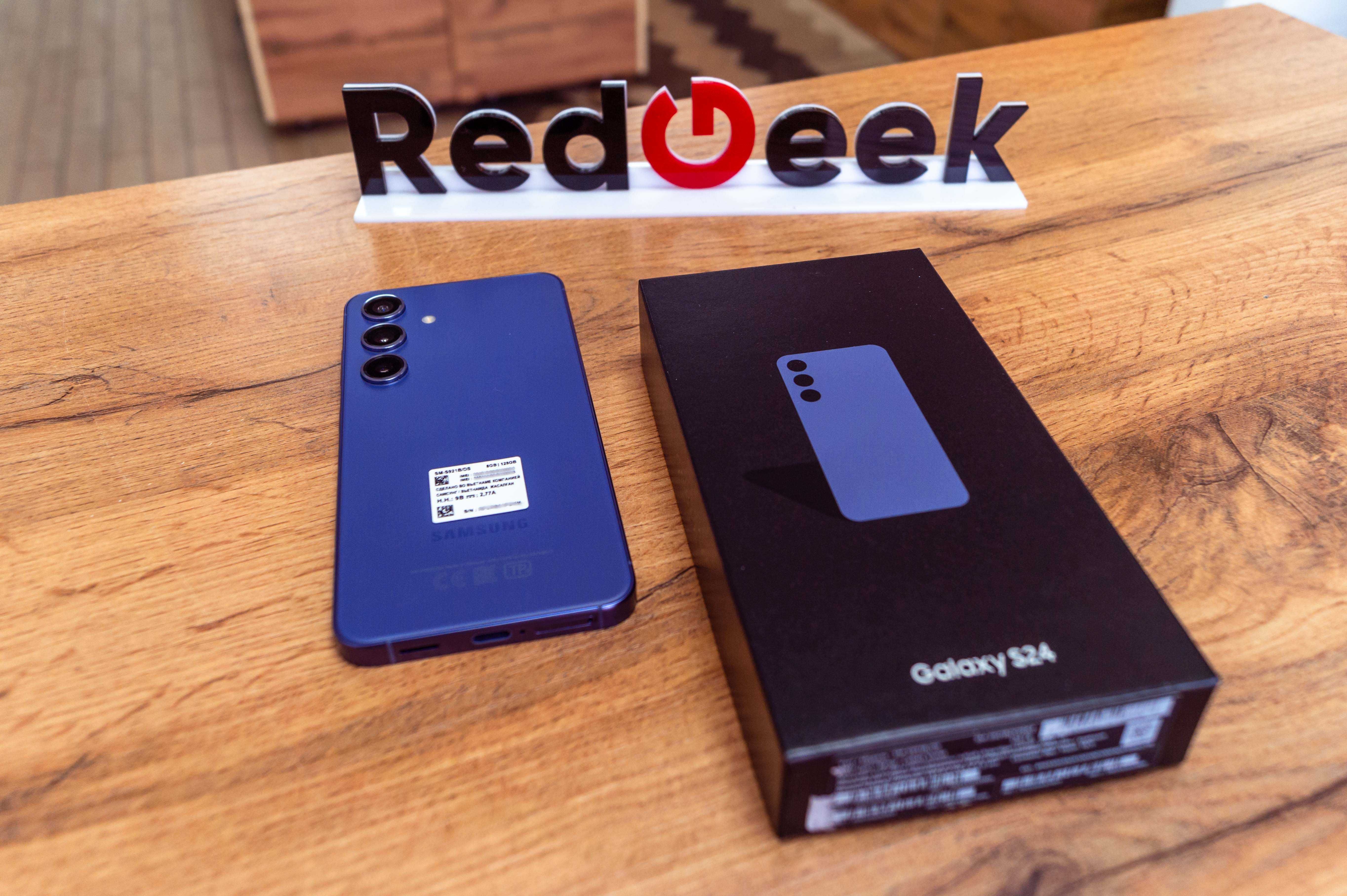 Новый Samsung S24| 128 GB| Cobalt Violet |Распечатанный| Red Geek