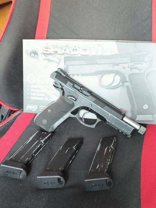 Pistol airsoft cz sp-01 shadow full metal KJW blowback