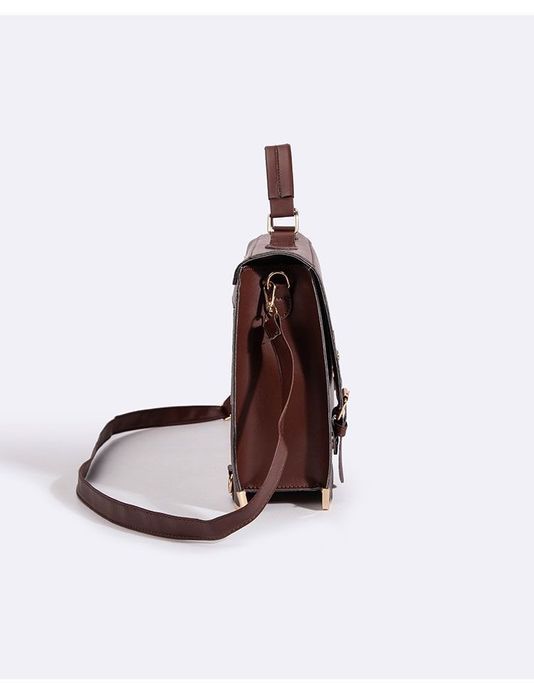 Школьный портфель рюкзак классический прямоугольный женский ПУ кожа