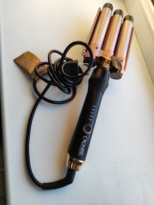 Плойка стайлер утюжок для крупных локонов