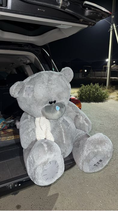 Мишка плюшевая большая