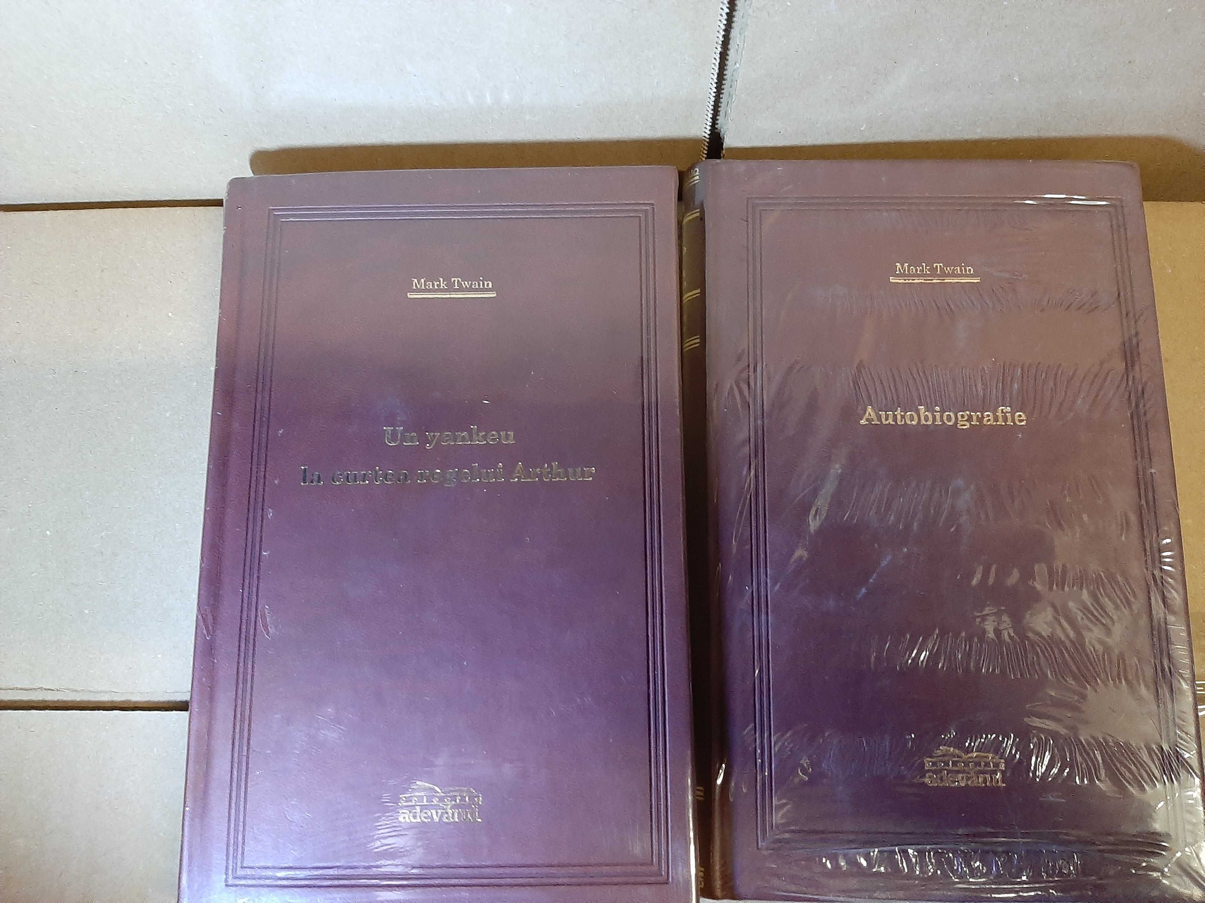 Set Mark Twain- Colectia Adevarul de lux  (7volume) -Sigilate in tipla