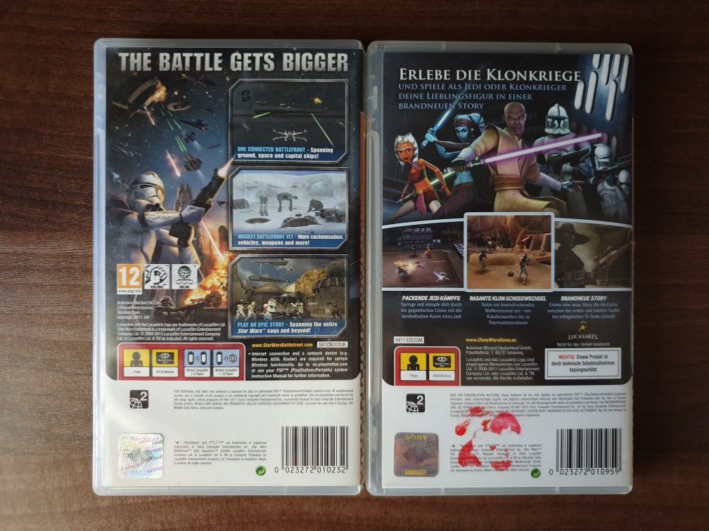 2 Jocuri Star Wars PSP/Playstation Portabil