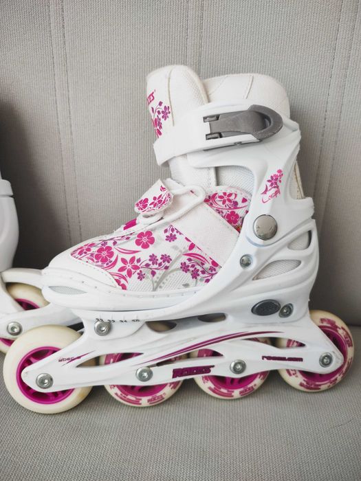 Детски Регулируеми ролери Roces Compy White (30-33) - Бял