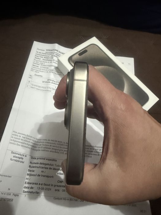 Iphone 15 PRO Natural Titanium