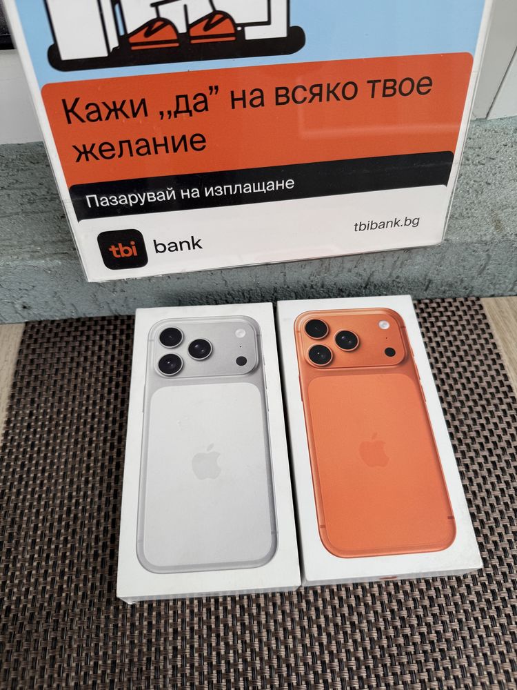 НОВ! 256Gb *ЛИЗИНГ* iPhone 17 Pro Silver / Cosmic Orange /Айфон Гаранц