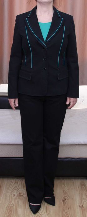 нов тъмносин костюм Bordo № 44/М