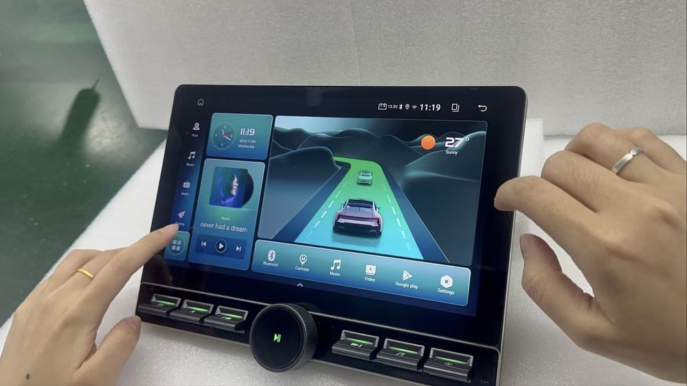 Магнитола андроид универсальная блютуз CarPlay подходит для любое авто