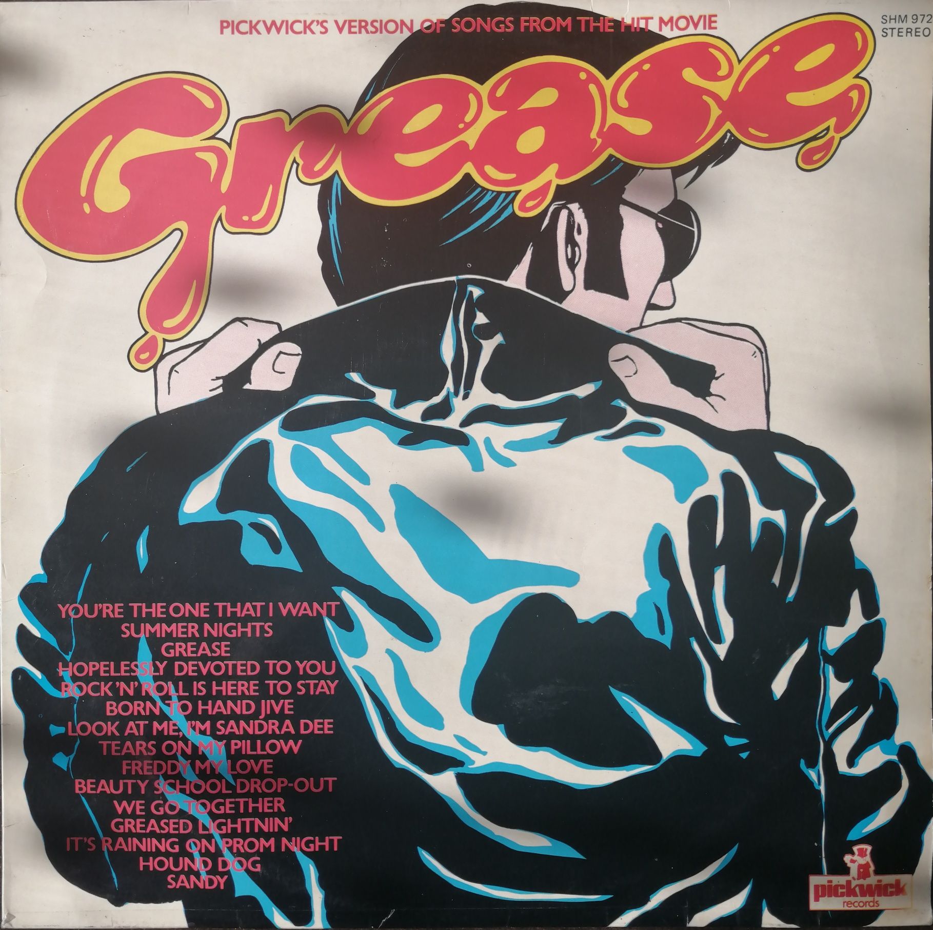 Disc vinil "Grease" made în  England, 1978