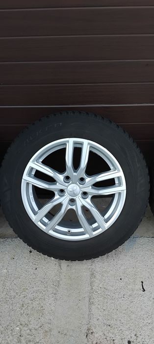 Jante aliaj originale 5x114,3 R17 Mitsubishi senzori anvelope iarna