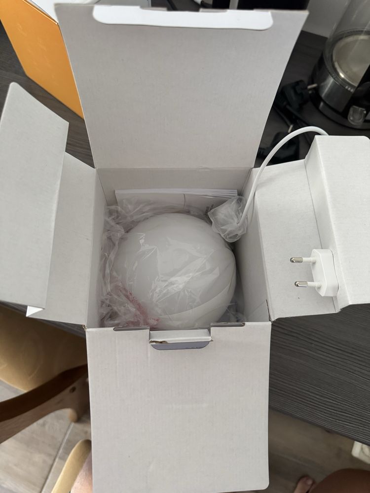 Lampa de veghe, multicolor cu control vocal