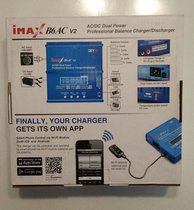 Оригинальный iMAX B6AC Version 2 зарядное устройство для аккумуляторов