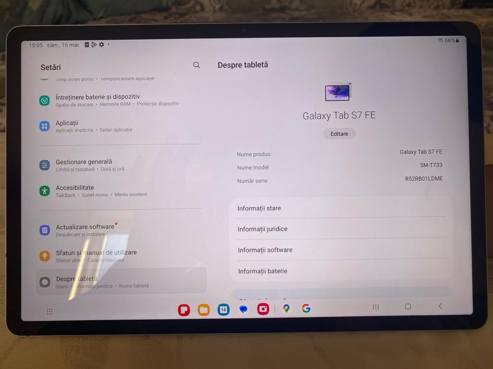 GALAXY TAB S7 FE 128gb /6 gb RAM