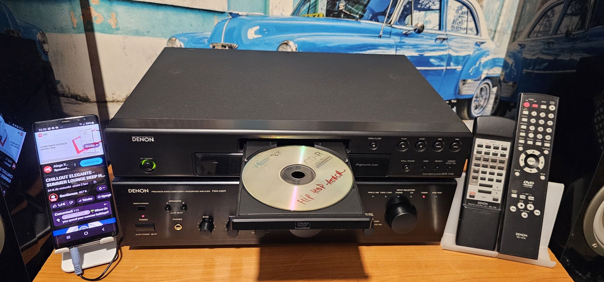 Amplificator statie Denon PMA 535 sau cd dvd player Denon DVD 1740