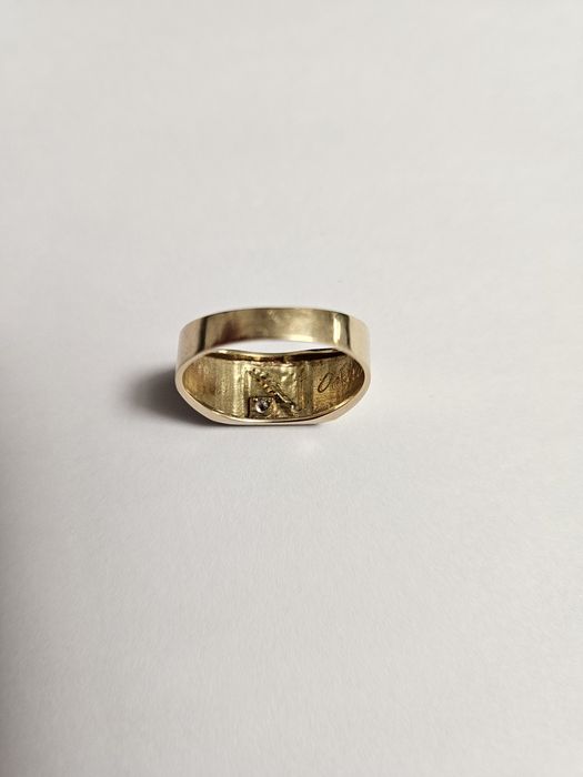 Мъжки златен пръстен 14к