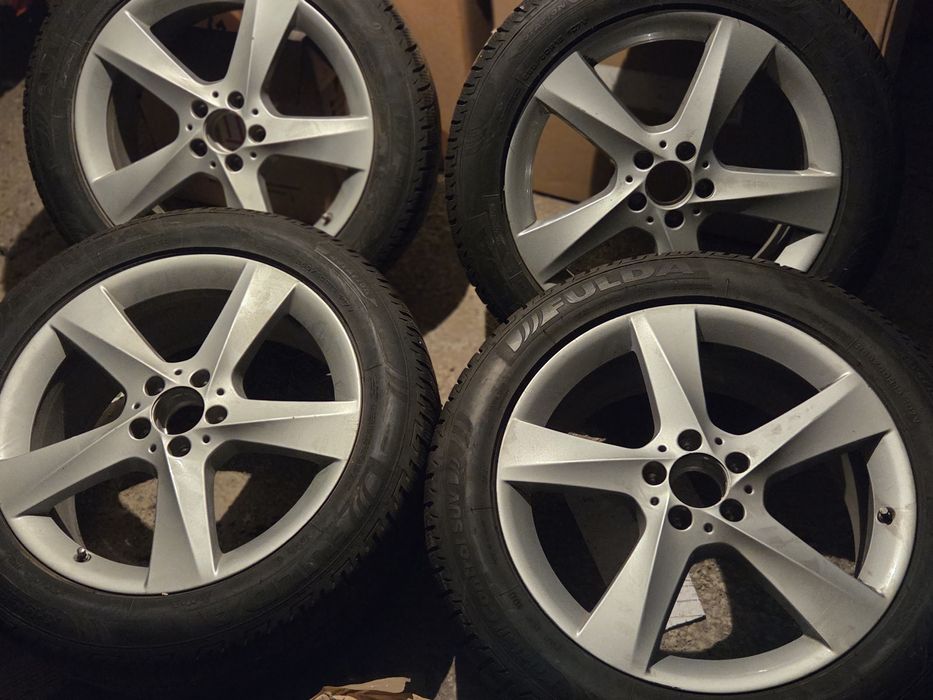 Продавам гуми fulda с джанти mercedes  ml166, 255 50 19