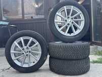Jante Borbet R17 cu anvelope Falken 215/55/17 98V M+S Skoda /Passat