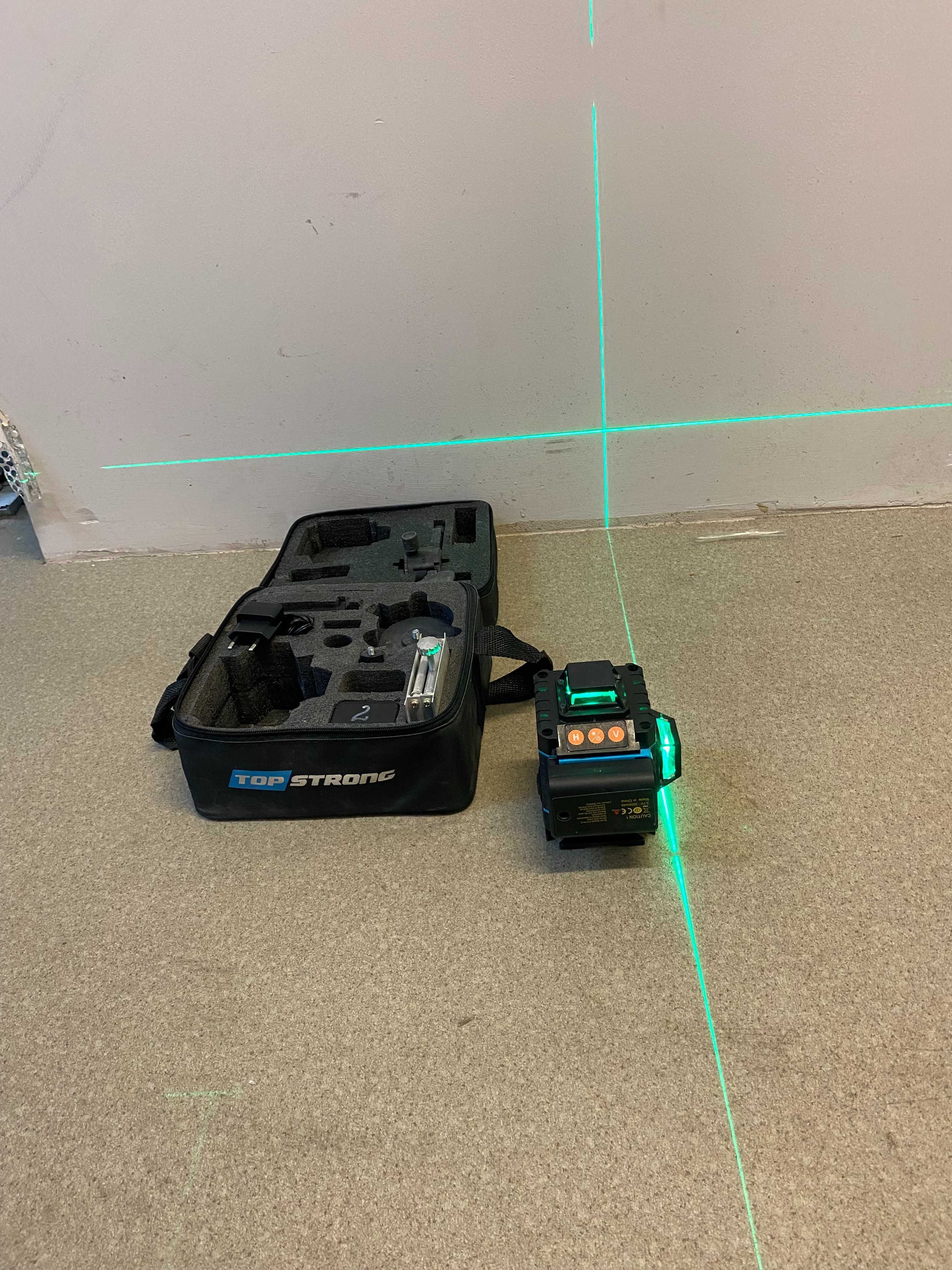 Миксер 1200W /Вакуум за плочки 168 kg/Лазерен нивелир 4D зелен