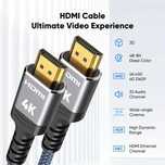 HDMI 2.0 4K/60Hz Кабел HIGHWINGS*HDTV Промо-пакет 2броя 2мет.-22.50лв.